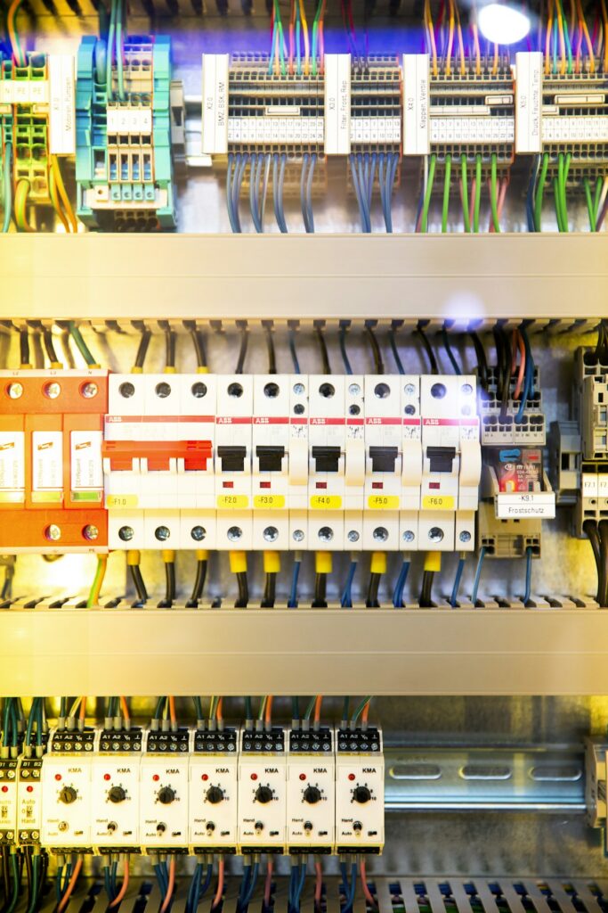 Switchboard with circuit breakers